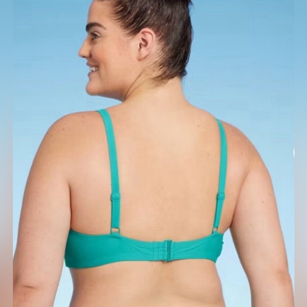 NWT Shade & Shore Ring Detail Underwire Bikini Top and Bottom Size 17-18 - Picture 2 of 10